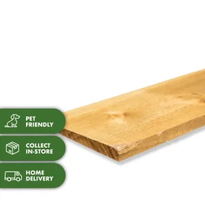 5" Feather Edge Board (22mmx125mm) 1.8m (6ft)
